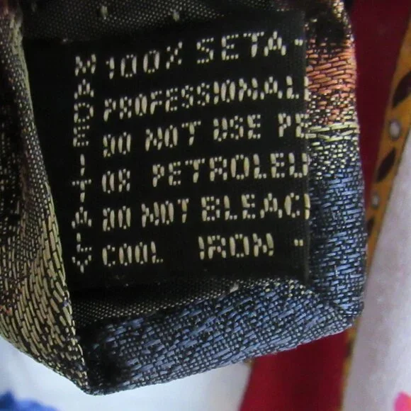 Gianni Versace Silk Tie, made in Italy - Picture 5 of 5